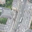 Oblique aerial view of The Queen's Hall, looking NNW.