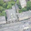 Oblique aerial view of The Queen's Hall, looking W.