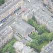 Oblique aerial view of The Queen's Hall, looking ESE.