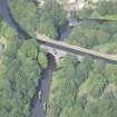 Oblique aerial view of the Kelvin Aqueduct, looking NW.