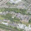 Oblique aerial view of Gartnavel Royal Hospital, looking N.