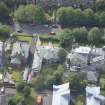 Oblique aerial view of 15 Cleveden Gardens, looking S.