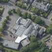 Oblique aerial view of Kelvinside Academy, looking SW.