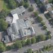 Oblique aerial view of Kelvinside Academy, looking E.