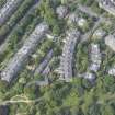 Oblique aerial view of Kirklee Terrace and Kirklee Terrace Lane, looking W.