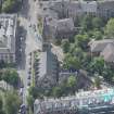 Oblique aerial view of Dowanhill Presbyterian Church and Dowanhill Presbyterian Church Hall, looking SSW.