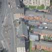 Oblique aerial view of Queen's Cross Church, looking WNW.