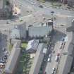 Oblique aerial view of Queen's Cross Church, looking SW.