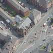 Oblique aerial view of Queen's Cross Church, looking E.
