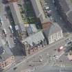 Oblique aerial view of Queen's Cross Church, looking ENE.