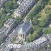 Oblique aerial view of Kelvinside Hillhead Parish Church, looking W.
