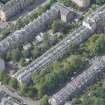 Oblique aerial view of Ruskin Terrace and Hamilton Park Avenue, looking WSW.