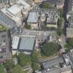 Oblique aerial view of Glasgow University's Institute of Chemistry and Zoology Building, looking NNE.
