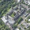 Oblique aerial view of Glasgow University and Pearce Lodge, looking WSW.