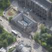 Oblique aerial view of Glasgow University's Students Union, looking SSE.