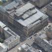Oblique aerial view of St Andrew's Halls Theatre, looking SE.