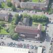 Oblique aerial view of the St Columba's Roman Catholic Church, looking SW.