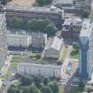 Oblique aerial view of the St George's Road Church, looking SE.