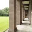 General view of loggia from inside.