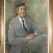 Portrait from Great Hall. Inscribed "Sir Kenneth Blaxter FRS Director of The Rowett Research Institute 1965 - 1982"