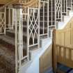 Ground Floor, Detail of staircase and balustrade in entrance hall.