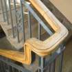 Detail of balustrade on back stairs, Strathcona House, Aberdeen.