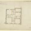 Drawing of plan of second floor above street, Bank of Scotland, Dundee