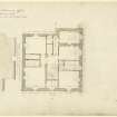 Drawing of plan of third floor above street, Bank of Scotland, Dundee