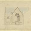 Drawing of west elevation, Dundee Church