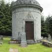 Fraser mausoleum from west.