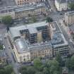 Oblique aerial view of La Belle Place, looking S.