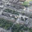 Oblique aerial view of Clairmont Gardens, Somerset Place and La Belle Place, looking SE.