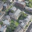 Oblique aerial view of Garnethill Synagogue, looking ENE.