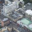 Oblique aerial view of the Grecian Chambers and Glasgow School of Art, looking NW.