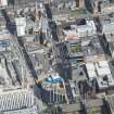 Oblique aerial view of Dalmore House, Holland Street and Elmbank Street, looking NE.