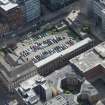 Oblique aerial view of James Watt Street, looking SE.