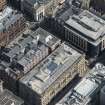 Oblique aerial view of Waterloo Street and Bothwell Street, looking NE.