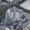 Oblique aerial view of Bridgegate Fishmarket, looking S.
