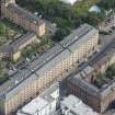 Oblique aerial view of Bell Street, looking ENE.