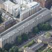 Oblique aerial view of Bell Street, looking WSW.