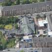 Oblique aerial view of St Anne's Roman Catholic Church and Presbytery, looking W.