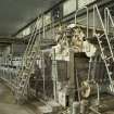 Interior. View of Rothes No. 1 paper machine from the south east  at the Wet End.