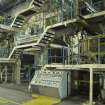 Interior. Truflo area. No.2 coater benchboard/ control panel (Beloit Walmsley) for Trucoat specialist high gloss finish paper coating machine.