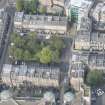 Oblique aerial view of Rutland Square, looking NW.