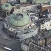 Oblique aerial view of the Usher Hall and Royal Lyceum Theatre, looking NE.