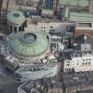 Oblique aerial view of the Usher Hall and Royal Lyceum Theatre, looking NNE.