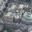 Oblique aerial view of the Usher Hall and Cambridge Street, looking ESE.