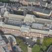 Oblique aerial view of Edinburgh College of Art, looking NNNW.