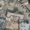 Oblique aerial view of Edinburgh Castle centred on the Scottish National War Memorial, Edinburgh Castle, looking NNW.