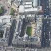 Oblique aerial view of Old College, University of Edinburgh, looking WSW.
